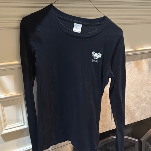 Women's Navy Gilly Hicks Sz M Long Sleeve Top - Picture 1 of 5